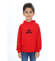 Toontoy Erkek Çocuk Nakışlı Sweatshirt (Kırmızı)
