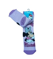 MINNIE MAUSE TABANI KAYDIRMAZ KIŞLIK HAVLU ÇOCUK ÇORAP (Çok Renkli)