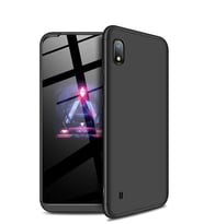 Microsonic Samsung Galaxy A10 Kılıf Double Dip 360 Protective (Siyah)