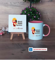 Mühendisler Günü Hediyesi Dekoratif Taş, Kupa Bardak Kırmızı Hediye (Model 5)