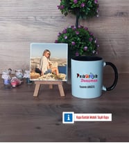 Psikolojik Danışman Fotoğraflı Dekoratif Taş, Kupa Bardak Beyaz Hediye Psikolojik Danışmana Hediye (Model 11)
