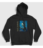 Presmono Unisex Gri Fear Of The Dark Iron Maiden Kapüşonlu Sweatshirt 86047tt (Siyah)