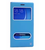 Galaxy J5 2016 Kılıf Dolce Kapaklı Kılıf (Turkuaz)