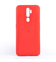 Oppo A9 2020 Kılıf Soft Mat Premier Case (Kırmızı)