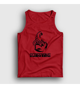 Presmono Unisex Sarı Logo Scorpions Atlet 109293tt (Kırmızı)