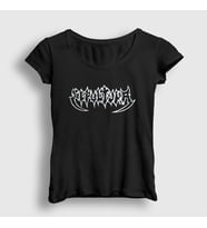 Presmono Kadın Beyaz Sepultura T-Shirt 173528tt (Siyah)
