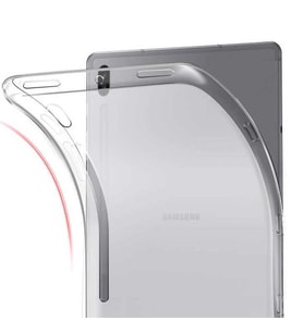 Samsung Galaxy Tab S7 11inç T870 T875 T877 Kılıf Tablet Hibrit Silikon Case (Renksiz)
