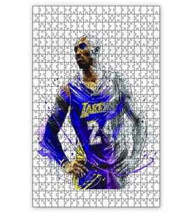 Cakapuzzle Kobe Bryant Puzzle Yapboz MDF (Ahşap) (500 Parça)