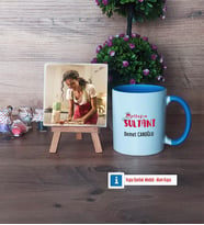 Mutfağın Sultanı Anneye Hediye Fotoğraflı Dekoratif Taş, Kupa Bardak Beyaz Hediye (Model 4)