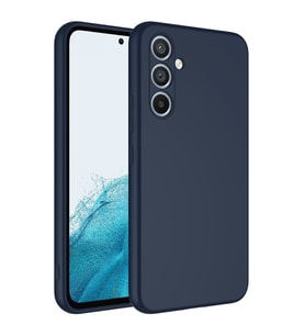 Galaxy A54 Kılıf Zore Mara Lansman İç Yüzeyi Kadife Kılıf (Lacivert)