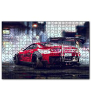 Cakapuzzle Kırmızı Toyota Supra  Puzzle Yapboz MDF (Ahşap) (1000 Parça)