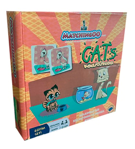Eşleştirme Ve Hafıza Kartları: Matchingoo  Cats - Kedicikler (Turuncu)