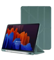 Microsonic Samsung Galaxy Tab A9 Plus Kılıf Origami Pencil Siyah (Koyu Yeşil)