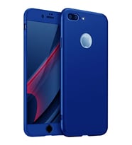 Apple iPhone 7 Plus / 8 Plus Uyumlu GKK Kılıf 360 Derece Tam Koruma (Mavi)