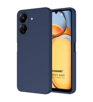 Microsonic Xiaomi Redmi 13C Kılıf Groovy Soft Koyu Yeşil (Lacivert)
