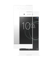 Sony Xperia XA1 Ekran Koruyucu Ekranı Tam Kaplayan Düz Cam Ekran Koruyucu (Beyaz)