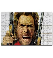 Cakapuzzle Clint Eastwood Angry Puzzle Yapboz MDF (Ahşap) (255 Parça)