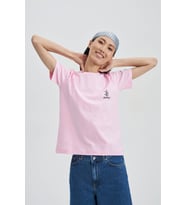 Beginning Composition Kadın Taş T-Shirt (Pembe)