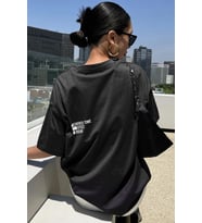 Unisex Cherish Time Effect Dream Baskılı Tasarım Tshirt (Siyah)