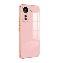 Microsonic Xiaomi Redmi 13C Kılıf Olive Plated Yeşil (Pembe)
