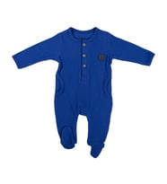 AD13385 Erkek Bebek Tulum 1-3/3-6/6-9 AY (SAKS MAVI)