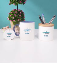 Su Ürünleri Mühendisi Kupa Bardak Kırmızı Kalemlik ve Anahtarlık (Model 2)