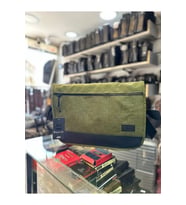 Bagslab Keten Kumaş El Ve Omuz Çantası-1042 (Haki)