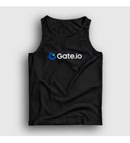 Presmono Unisex Beyaz Logo Bitcoin Blockchain Gate Io Atlet 485218tt (Siyah)