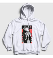 Presmono Unisex Beyaz Nezuko Kamado V3 Anime Demon Slayer Kimetsu No Yaiba Kapüşonlu Sweatshirt 308350tt (Beyaz)
