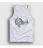 Presmono Unisex Sarı Logo Opeth Atlet 100902tt (Beyaz)