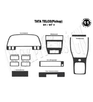 Meriç® Tata Telco Ön Torpido Kaplama Maun 11 Parça 1997-2006 (Karbon)