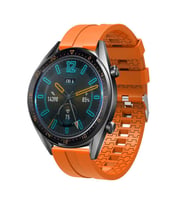Mi Watch Color Kordon Silikon Dalga Desen Şerit Band 23 (Turuncu)