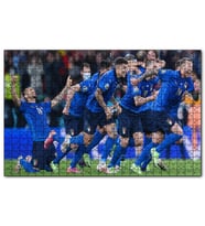 Cakapuzzle Son Penaltı gol ve İtalya Şampıyon Puzzle Yapboz MDF (Ahşap) (1000 Parça)