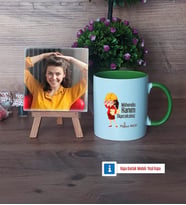 Mühendisler Günü Hediyesi Fotoğraflı Dekoratif Taş, Kupa Bardak Beyaz Hediye (Model 14)