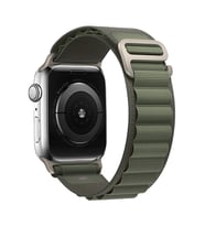 Ally Apple Watch 7-8 45mm 6-5-4 44mm Alpine Loop Kayış Kordon 3-2-1 42mm (Haki)