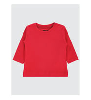 Civil Baby Bebek Sweatshirt 3-9 Ay Beyaz (Kırmızı)
