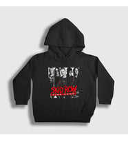 Presmono Unisex Çocuk Beyaz Time Bomb Skid Row Kapüşonlu Sweatshirt 432841tt (Siyah)