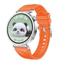 Huawei Watch GT6 / GT5 / GT4 41mm 18mm Kordon Prizma Fluoroelastomer Strap Kauçu (Turuncu)