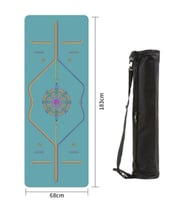 Xtr Fitness Profesyonel Kauçuk Yoga Matı Premium Quality 5 mm (Mavi)