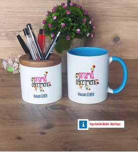 Drama Öğretmeni Kalemlik, Kupa Bardak T Kişiye Özel Hediye (Model 7)
