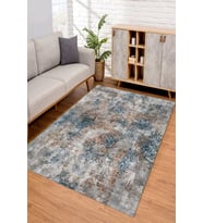 Dijital Kaymaz Taban Yıkanabilir Renkli Salon Halısı Mutfak Halısı Yolluk ND-SD-291 (Çok Renkli)
