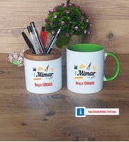 Mimara Hediye Kalemlik, Kupa Bardak T Kişiye Özel Hediye (Model 14)