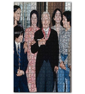 Cakapuzzle Chaplin Ailesi Puzzle Yapboz MDF (Ahşap) (1000 Parça)