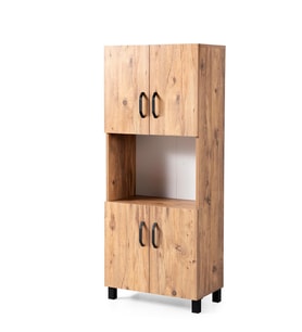 Filinta Çok Amaçlı Fırın Dolabı 60x35x148cm (Ceviz)
