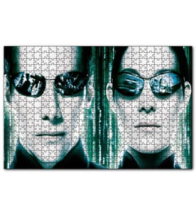 Cakapuzzle The Matrix Neo ve Trinity  Puzzle Yapboz MDF (Ahşap) (1000 Parça)