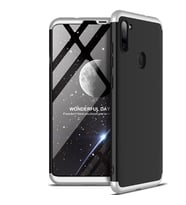 Galaxy A11 Kılıf Zore Ays Full Koruma Kılıf (Gri)