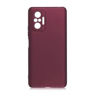 Xiaomi Redmi Note 10 Pro Kılıf Kamera Çıkıntılı Soft Silikon (Mürdüm)