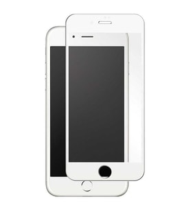 Uyumlu Model Apple iPhone 8 Plus Nano Fiber Full Ekran Koruyucu (Beyaz)