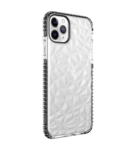 iPhone 11 Pro Kılıf Zore Buzz Köşeleri Airbagli Prizmatik Tasarım (Siyah)