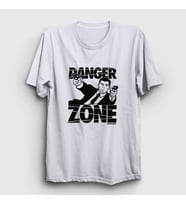 Presmono Unisex Sarı Danger Zone Sterling Archer T-Shirt 299370tt (Beyaz)
